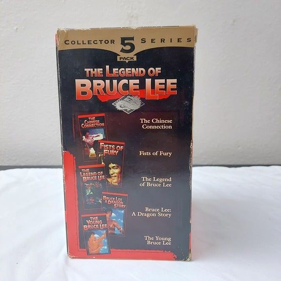 The Legend of Bruce Lee Collectors Series 5 Tape Box Set VHS 1997 EUC - Picture 2 of 10